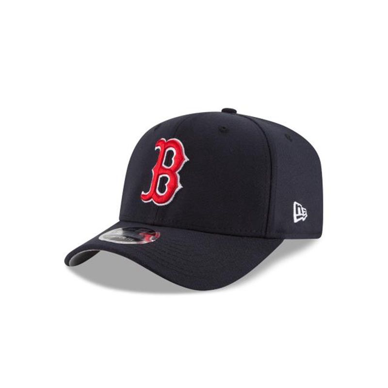 MLB Boston Red Sox Stretch Snap 9Fifty Snapback (OWP1192) - Blue New Era Caps